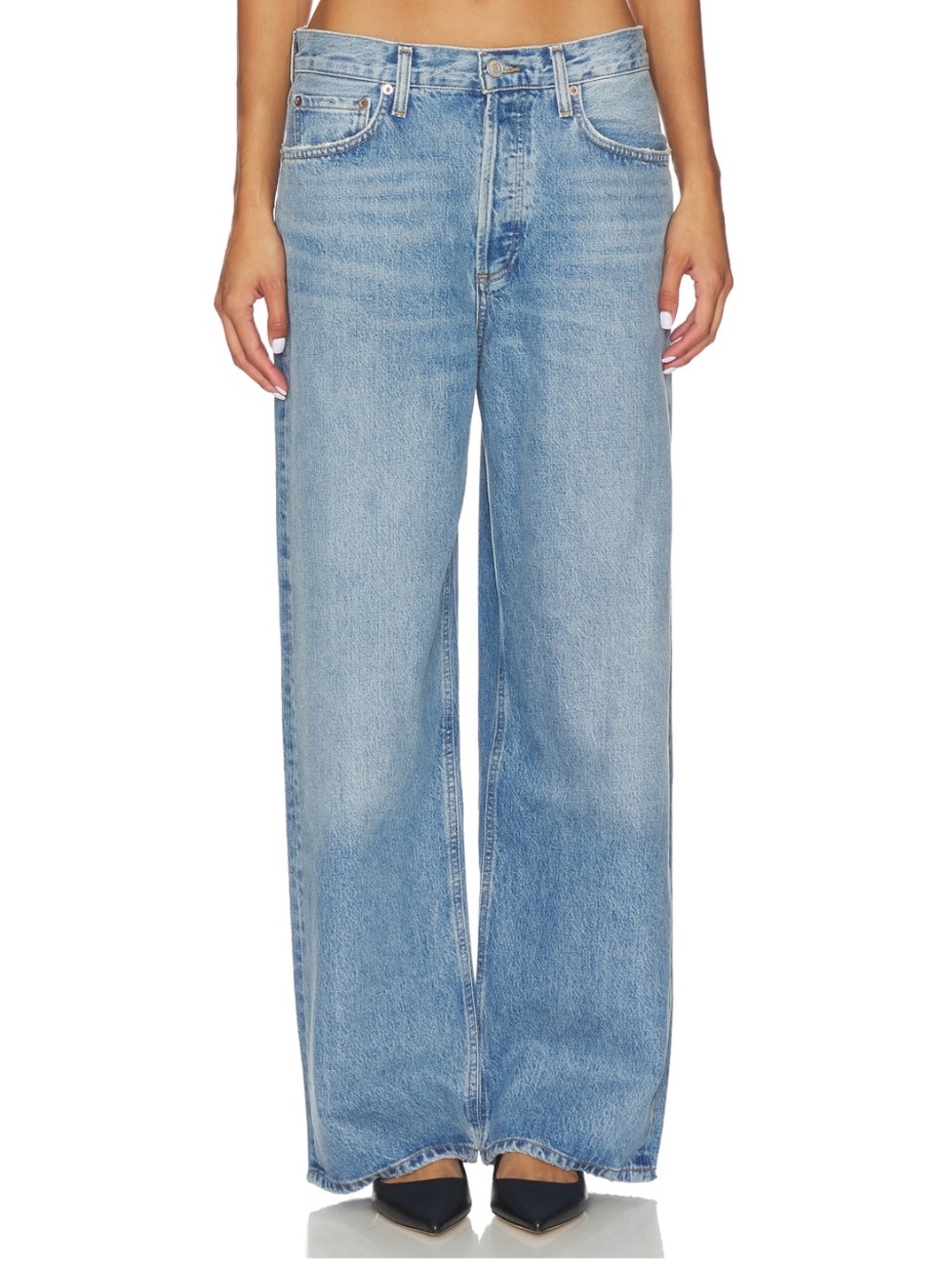 Agolde Low-Slung baggy in Libertine